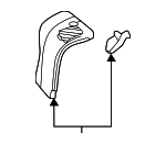 5596130170 - : Defroster Nozzle for Toyota: Crown, Crown Signia Image