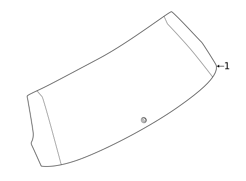 Back Glass for 2023 Ford Explorer #0