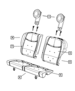 6BV14MT8AA - : Rear Seat Back Cover for Mopar Image