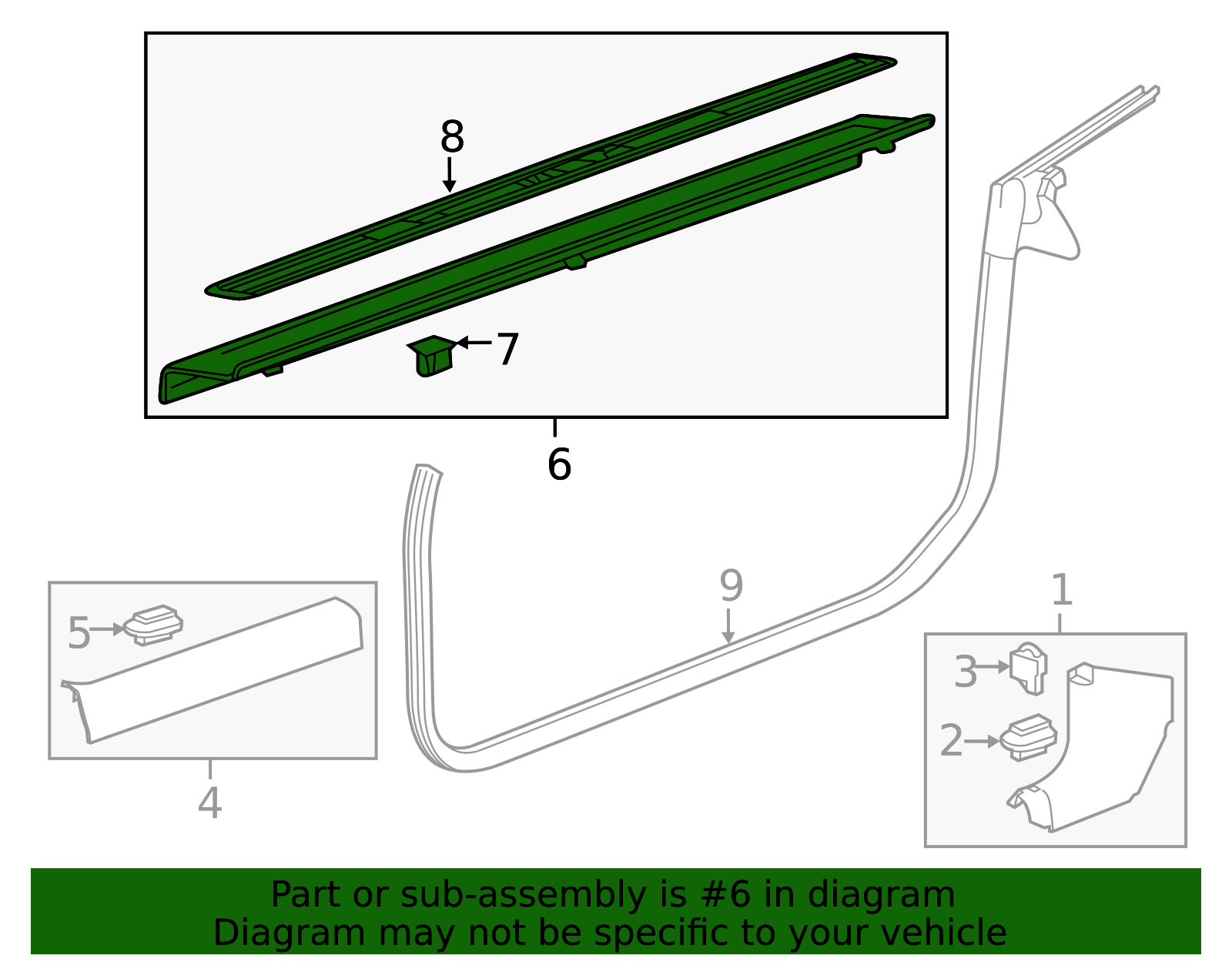 Door Sill Plate 23497147 - Genuine GM Protection | AutoNation Parts