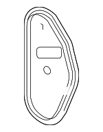 5K3837915A - Body: Cover for Volkswagen: Golf, Golf R, GTI Image