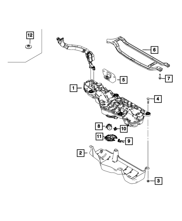 6106134AA - Emission Controls: Hex Nut for Mopar Image