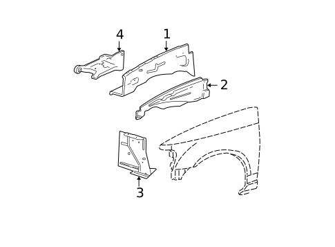 Structural Components & Rails for 2003 Ford Explorer Sport Trac #0