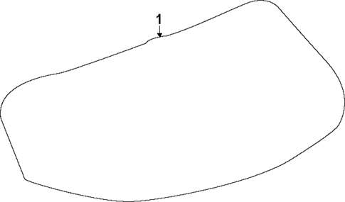 Glass - Lift Gate for 2025 Buick Encore GX #0