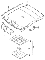 MB967650 - Body: Visor for Dodge: Colt Image