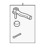 4504709430 - Steering: Outer Tie Rod for Toyota Image
