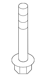 90119A0557 - Steering: Gear Assembly Mount Bolt for Toyota Image