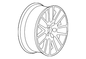 2007-2018 Volvo | Aluminum Rim Meissa 8 X 17in - Silver Bright ...