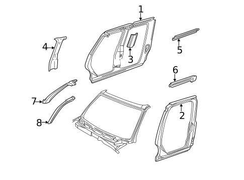 Uniside for 1992 GMC Safari #0