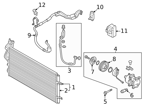 A/C Flow Restrictors for 2024 Hyundai Kona #0