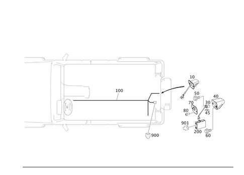 Rear-View Camera for 2011 Mercedes-Benz G 55 AMG&reg; #0
