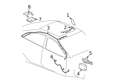 Communication System Components for 2009 Saturn Aura #0