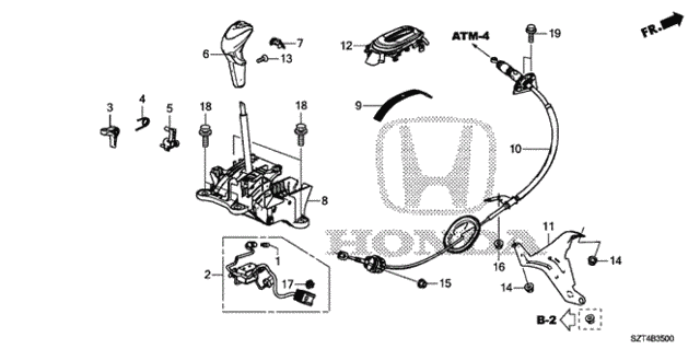 Select Lever for 2012 Honda CR-Z #0