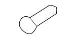 8145617000 - Body: Door Lock Striker Plate Bolt for Hyundai Image