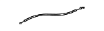 814922D001 - : 2001-2003 Hyundai Elantra - Lock Cable for Hyundai: Elantra Image