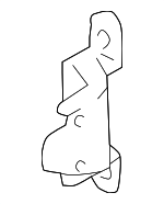 794302D000 - Body: Lower Hinge for Hyundai: Elantra Image