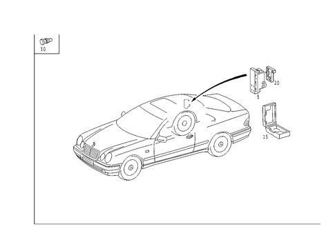 Vacuum Pump and Connector for 2000 Mercedes-Benz CLK430 #0