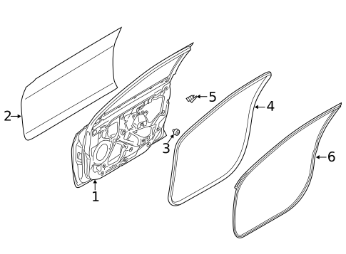 Door & Components for 2019 Hyundai Veloster #0