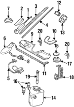 1298208142 - : Wiper Motor for Mercedes-Benz Image