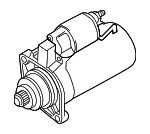 2Z911023J - : Starter for Volkswagen: Beetle, Golf, Golf R, Jetta, Passat, Rabbit Image