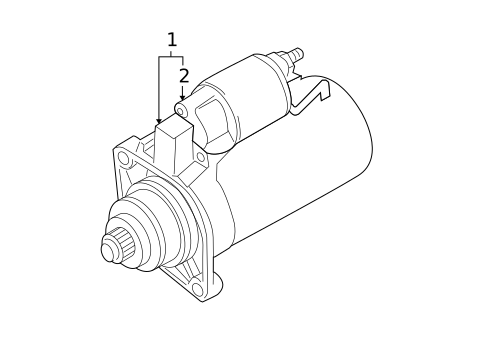 Starter & Related Components for 2011 Volkswagen Jetta #0