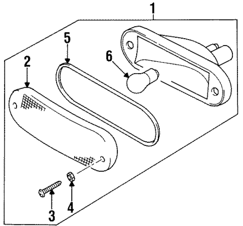Signal Lamps for 1997 Suzuki X-90 #0