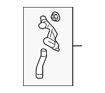 BDGF6116XA - Body: Heater Duct for Mazda: 3 Image