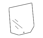 68280920AE - Body: Door Glass for Jeep: Gladiator, Wrangler Image