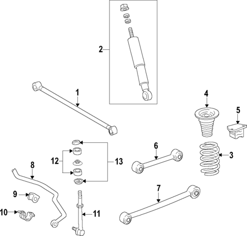 Rear Suspension for 2009 Toyota 4Runner #3