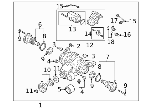 Axle & Differential for 2025 Audi RS6 Avant #0