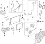 40009475 - : Water Outlet for Chevrolet: Suburban, Tahoe | GMC: Yukon, Yukon XL Image