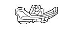 8351A168 - Body: Signal Lamp for Mitsubishi Image
