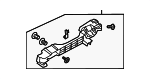 72142TJBA71 - Body: Handle Base for Acura Image