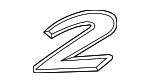 DF7151721 - Body: Nameplate for Mazda: 2 Image