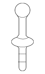 292432GGA0 - Engine: Engine Cover Ball Stud for Hyundai Image