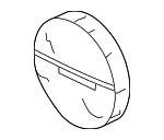 99655106100 - Tire &amp; Wheel: Spare Tire Cover for Porsche Image