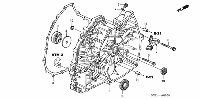 AT Flywheel Case for 2005 Honda Civic #0