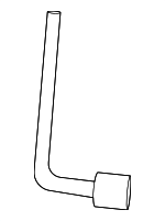 995450U000 - Body: Lug Wrench for Nissan Image