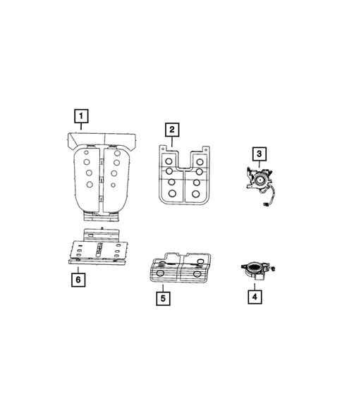 Rear Seats - Second Row Adjusters, Recliners, Shields and Risers for 2024 Jeep Grand Cherokee L #6