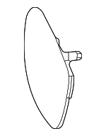 76253T20A21 - Body: Mirror Glass for Honda: Civic Image