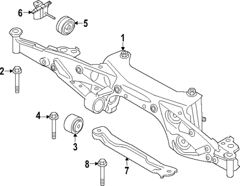 Suspension Mounting for 2024 BMW 228i Gran Coupe #1