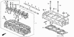 12204PJ7305 - Engine: GUIDE, VALVE (OVER SIZE) for Honda Image