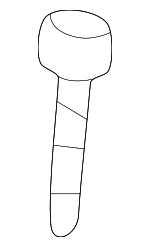 9016450032 - Body: Pull Pocket Screw for Scion: xB | Toyota: Celica, Echo, Prius Image