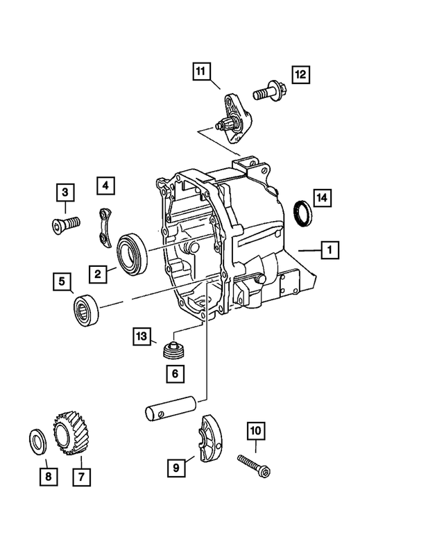 5096453AA - Manual Transmission 6 Speed: Bearing for Mopar Image