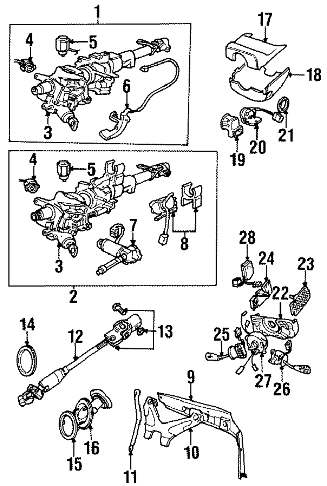 HNA9263AG - Steering: Steering Column for Jaguar Image