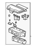 38250S0KA01 - Electrical: Fuse Box Main for Acura Image