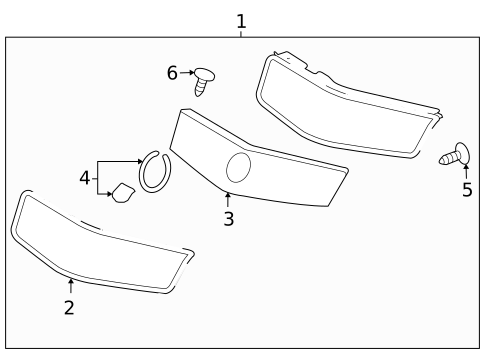 Grille & Components for 2008 Cadillac XLR #0