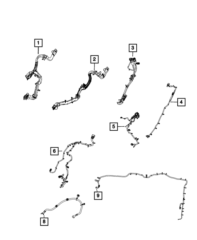 68593175AB - Electrical: High Voltage Wiring for Mopar Image