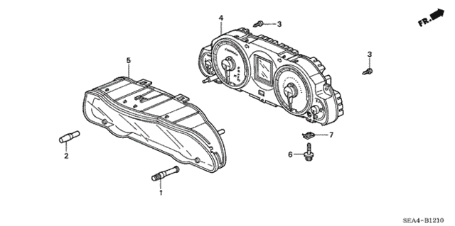 Meter Components (Denso) for 2006 Acura TSX #0