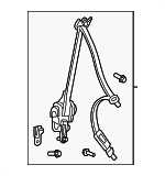 4818SNAA01ZC - : Seat Belt Lap And Shoulder Belt for Honda: Civic Image